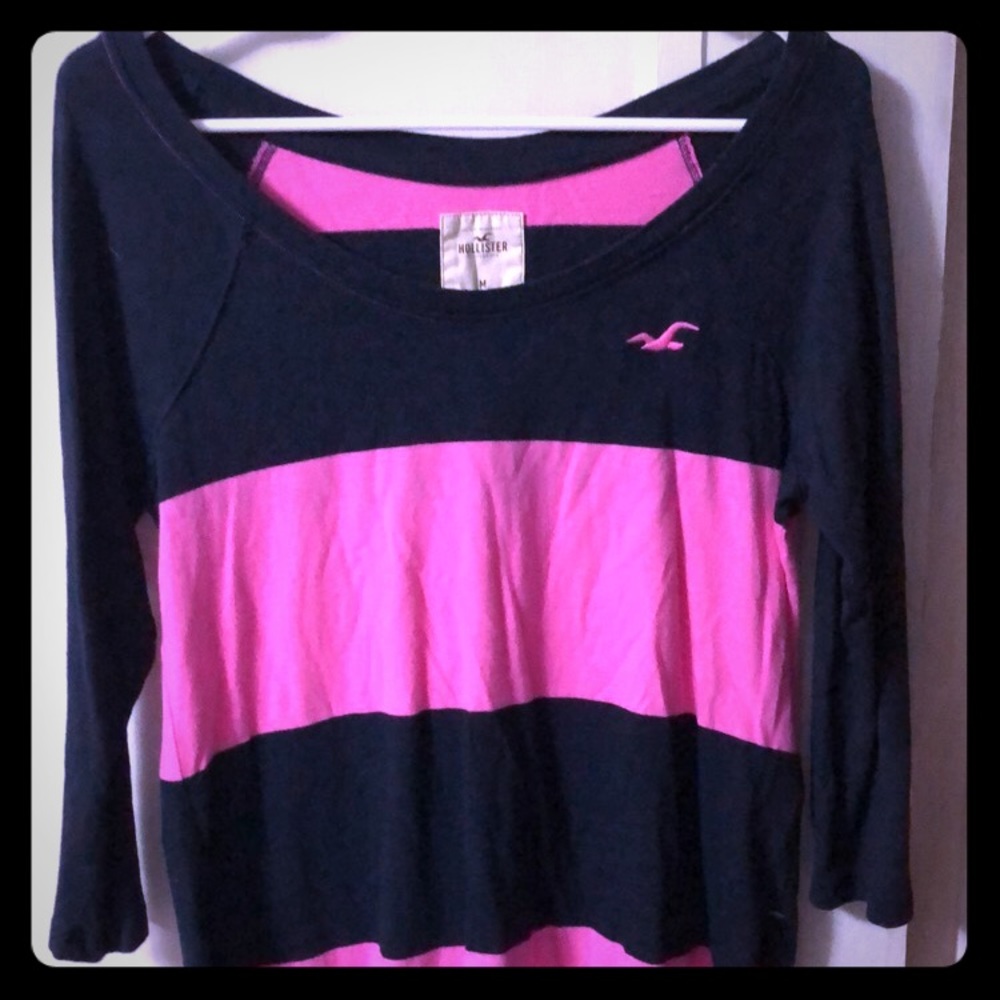 Hollister quarter sleeve shirt